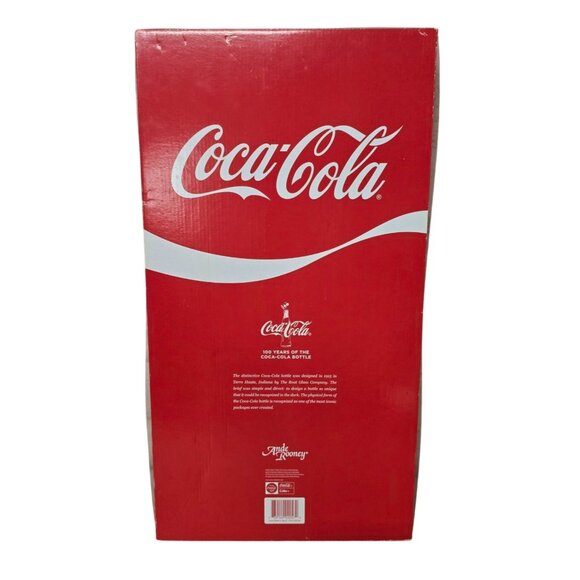 Coca-Cola 100th Anniversary 3D Metal Bottle Sign Original Box 20.5" x 10.5" - Picture 2 of 3